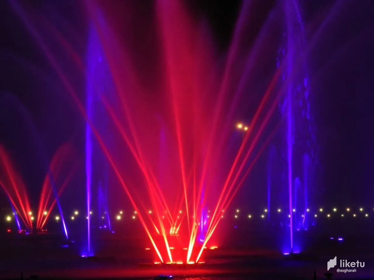 Colourful Lights Of Bahria Town, The City Of Love