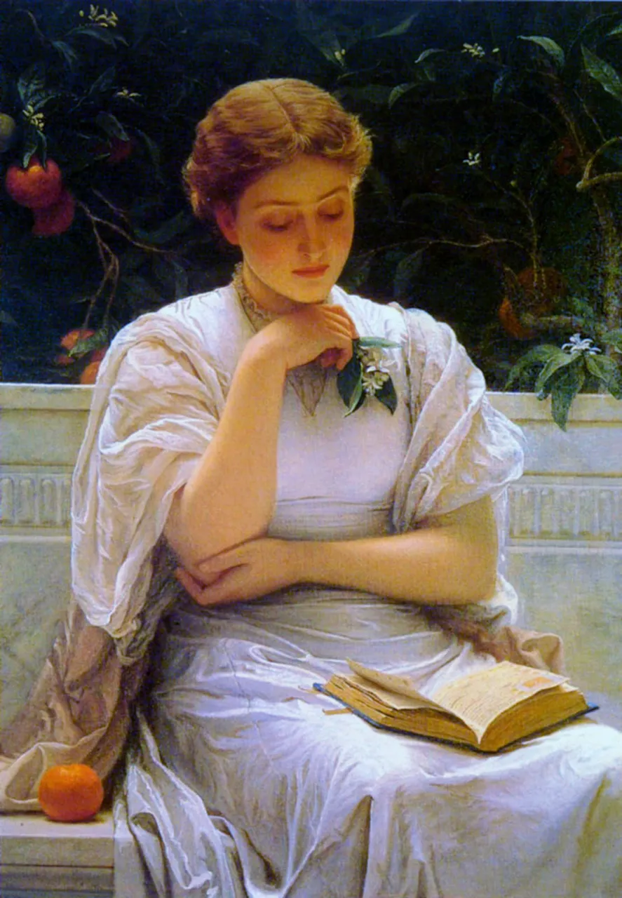 GirlReadingCharlesEdwardPerugini 1.jpg