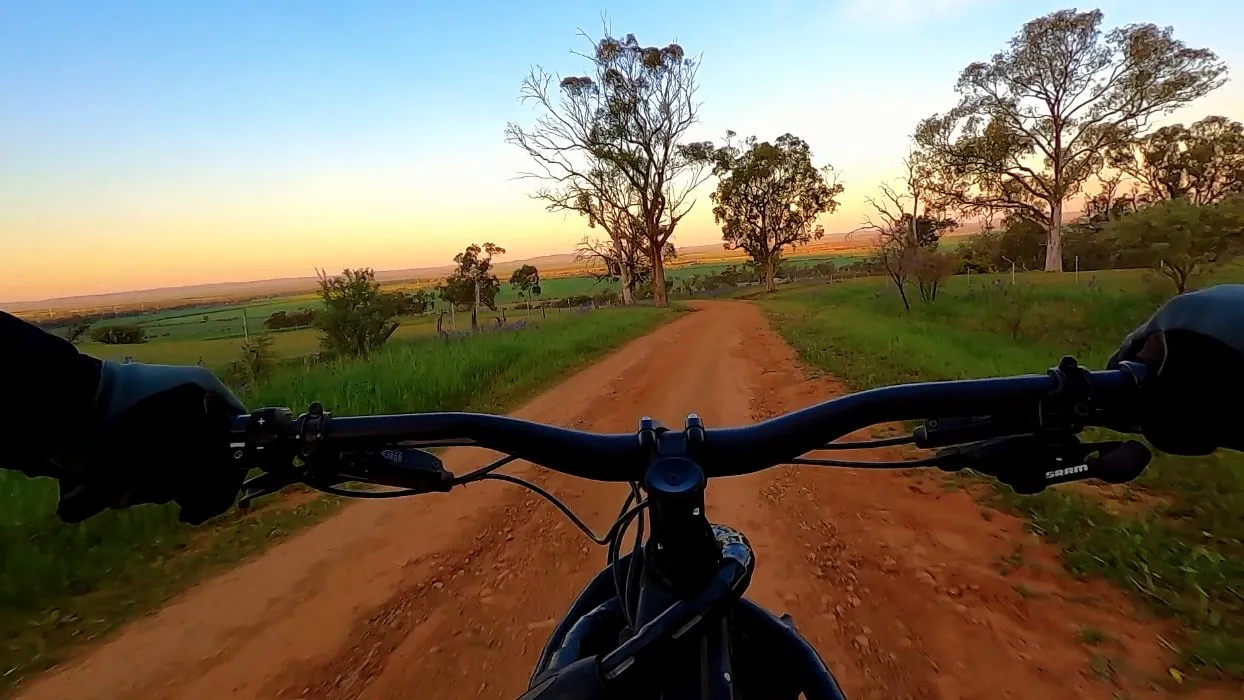 goingbike - rolling down a hill