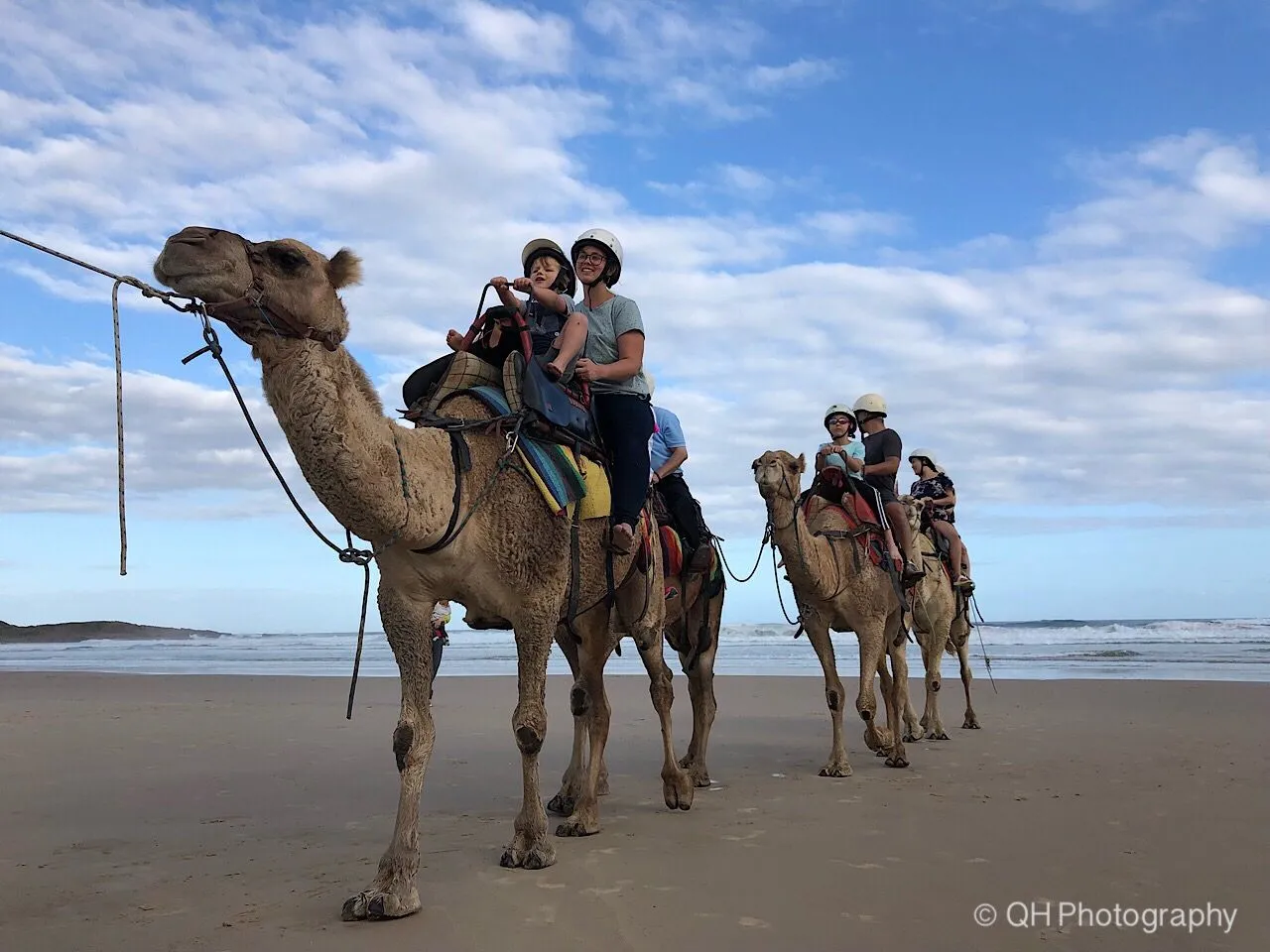 Australian camels and their riders