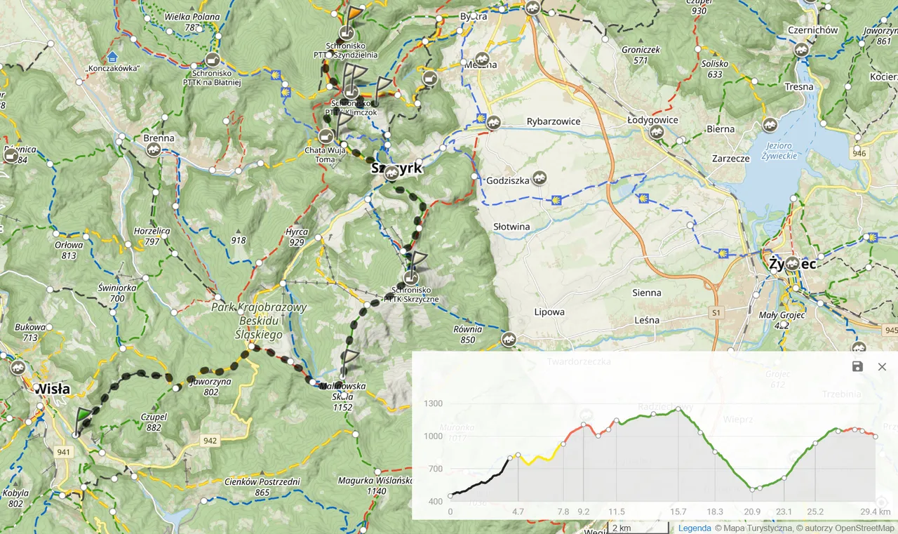 Efekt moich kombinacji w dzień 3 (29,4km i 1720m podejść)