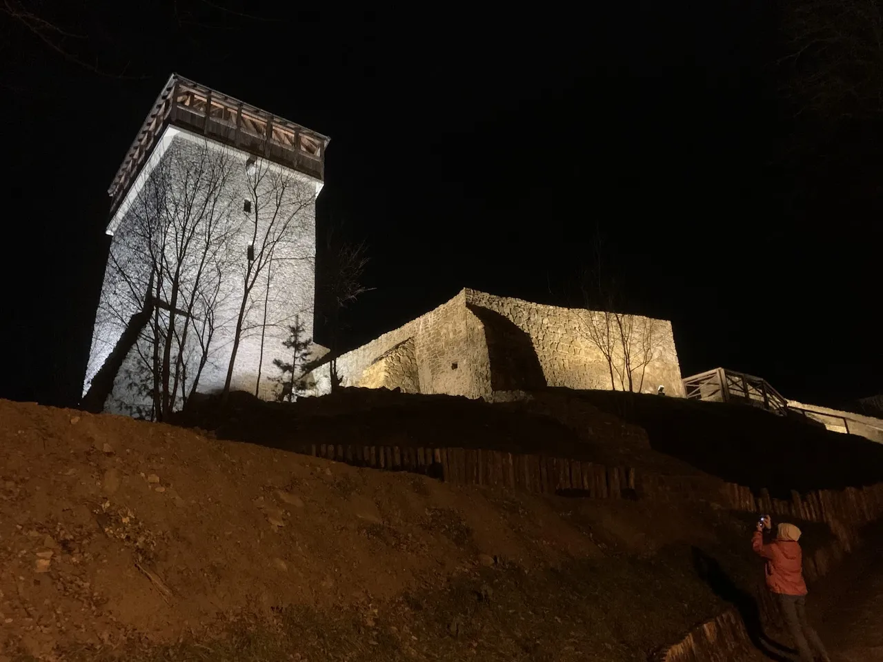 Baszta w Muszynie (zdjęcie z poprzedniego dnia)