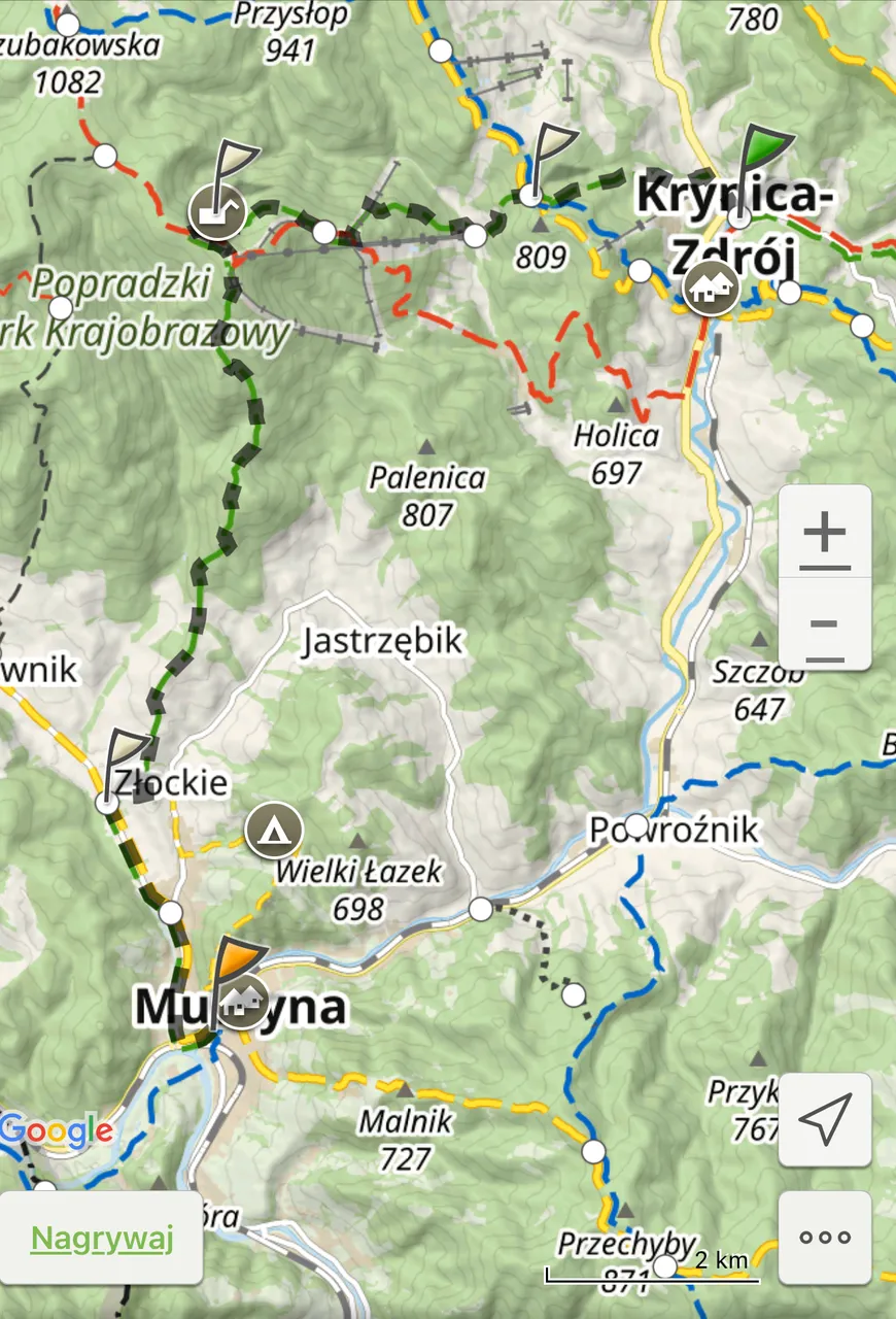 Zielony szlak Wincentego Pola - dzień 4 (15,8km, 762m podejść)