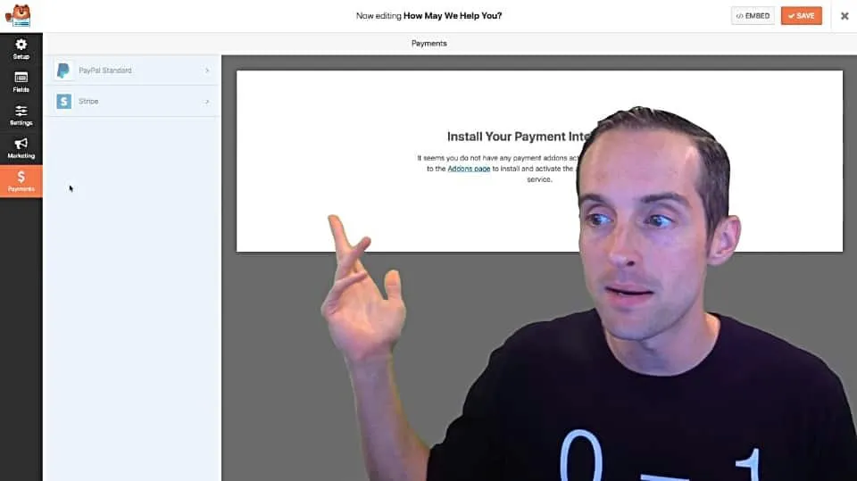 Web form plugin