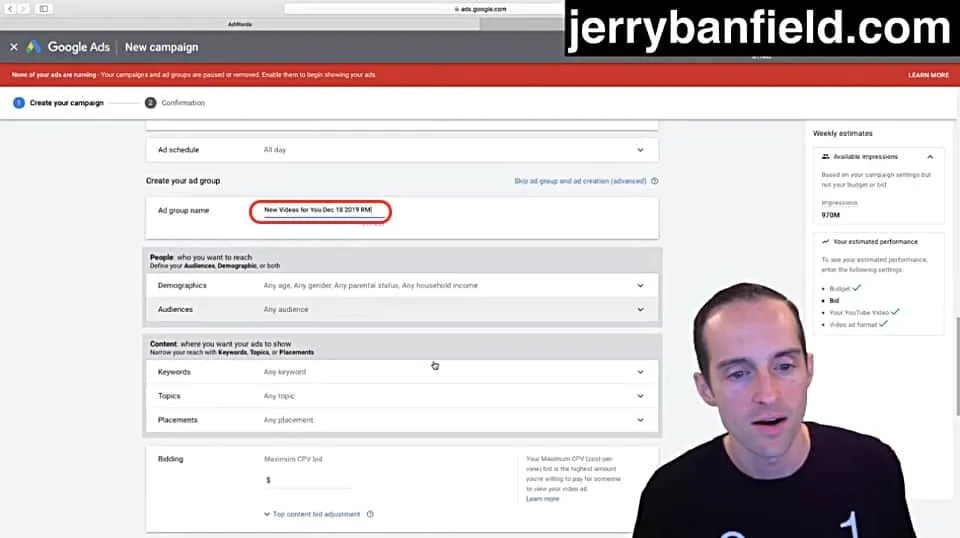 Creating a Remarketing YouTube Ad in 2020!