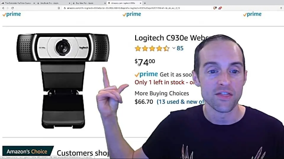 Logitech C930 camera