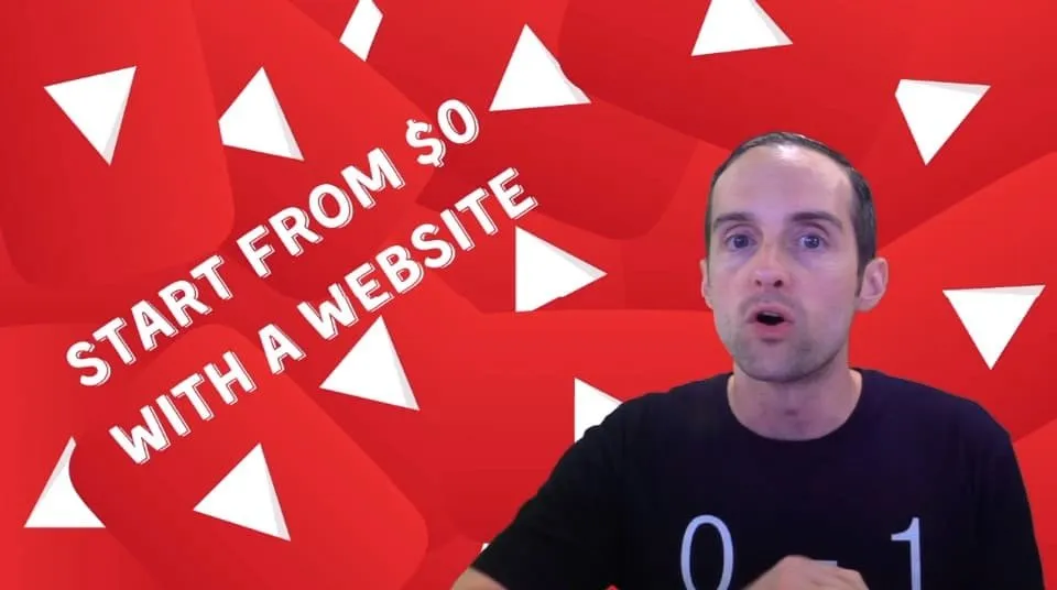 Start from $0 with a website