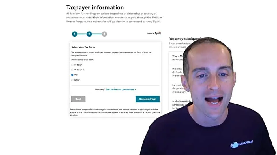 Tax information - W9