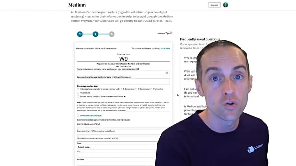 Tax information - W9