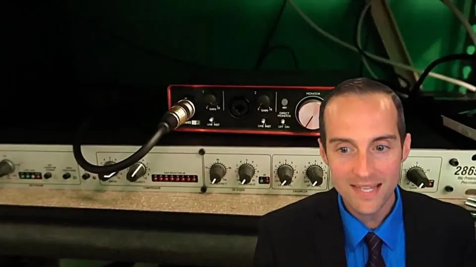 Jerry Banfield studio equipment