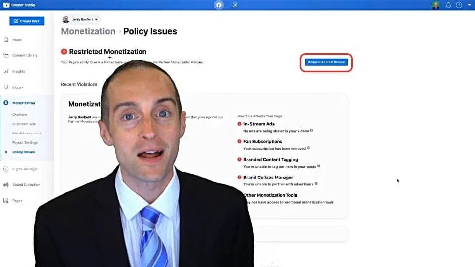 Demonetized on Facebook, Appeal Rejected, and Now RESTORED with No Monetization Violations?