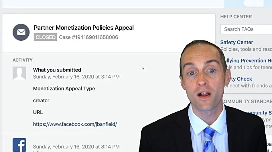 Demonetized on Facebook, Appeal Rejected, and Now RESTORED with No Monetization Violations?