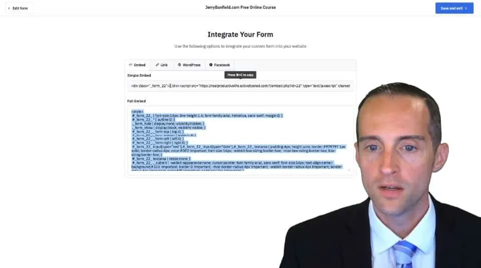 How To Convert YouTube Viewers to Email Subscribers with a Free Course and ActiveCampaign Forms!