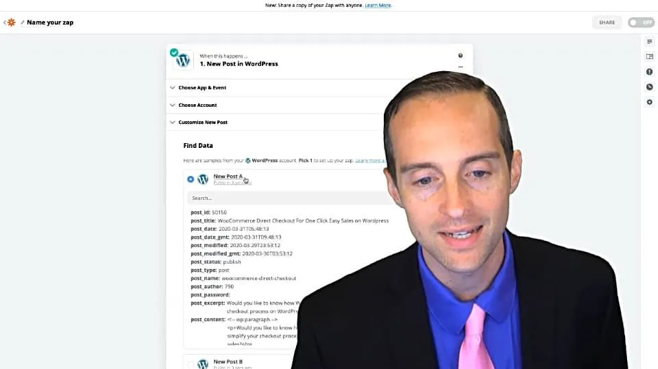 Share New Wordpress Posts Automatically with Zapier to Facebook, Twitter, LinkedIn, and Pinterest