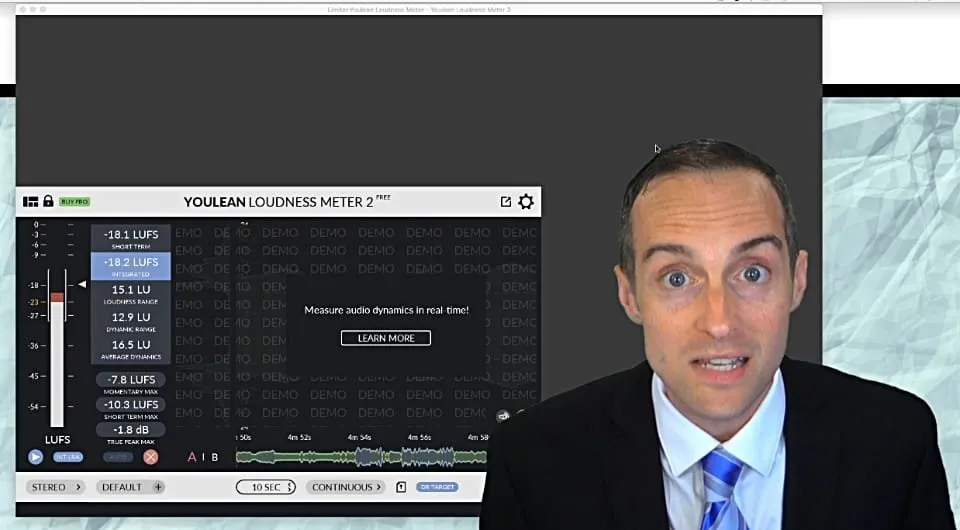 Set OBS Volume Perfectly with Youlean Loudness Meter!