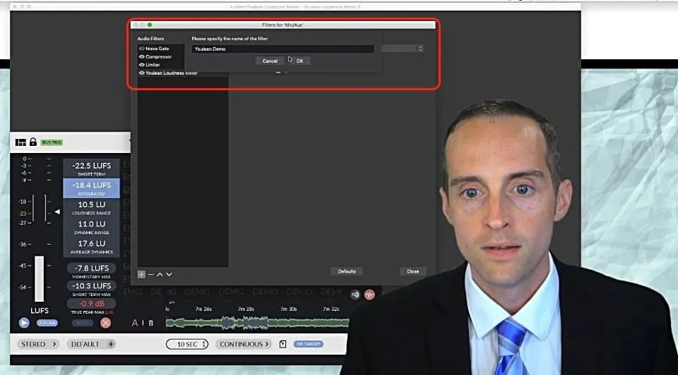 Set OBS Volume Perfectly with Youlean Loudness Meter!