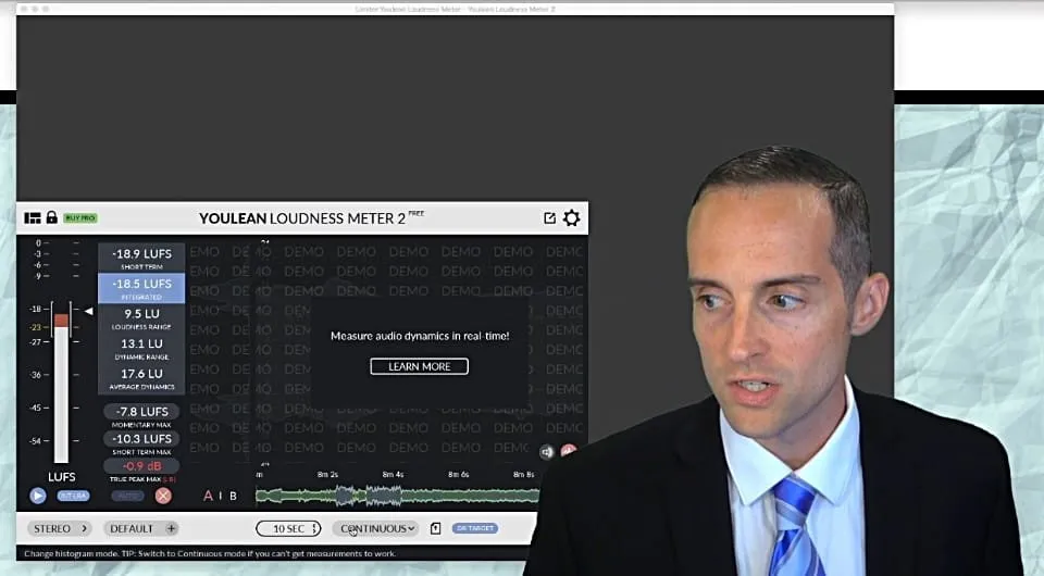 Set OBS Volume Perfectly with Youlean Loudness Meter!