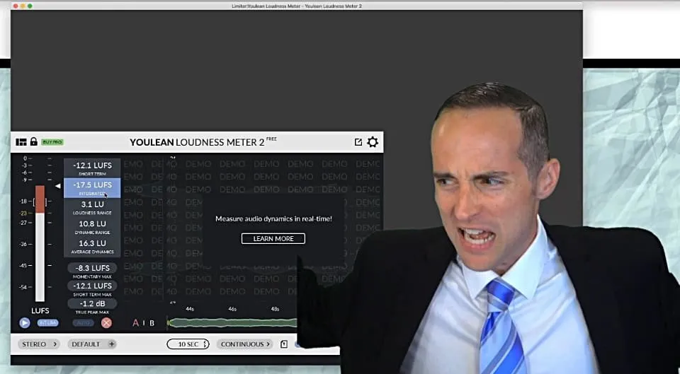 Set OBS Volume Perfectly with Youlean Loudness Meter!