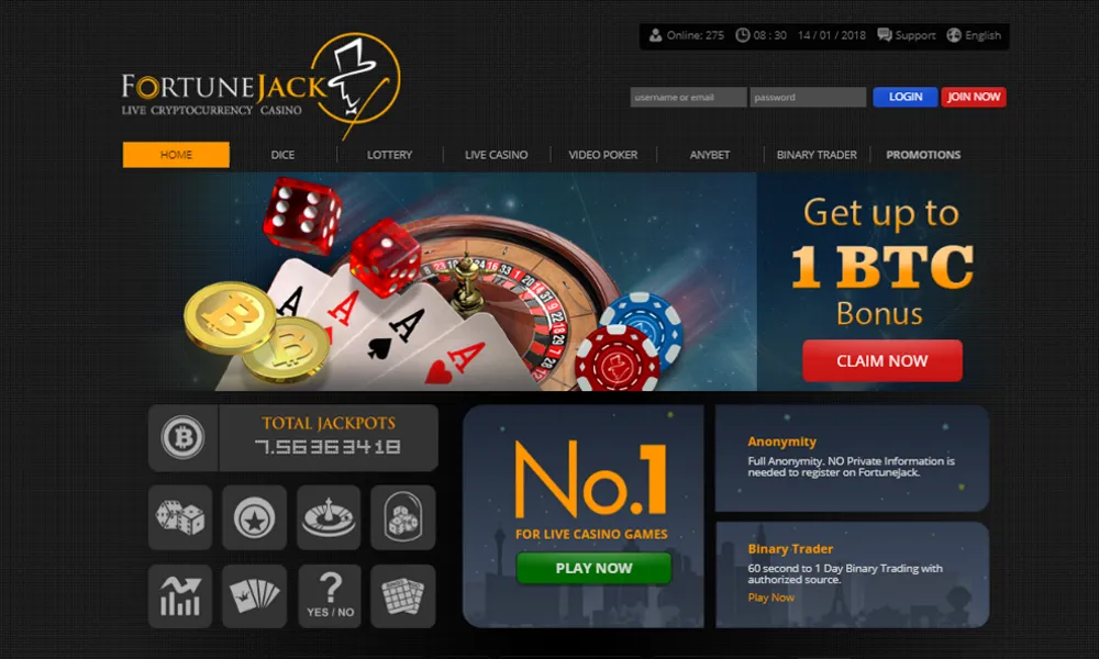 The first Multicurrency Crypto Casino