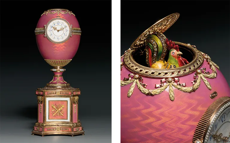 Fabergé egg auctions in history: the Rothschild Fabergé Egg. Image from Christie’s.