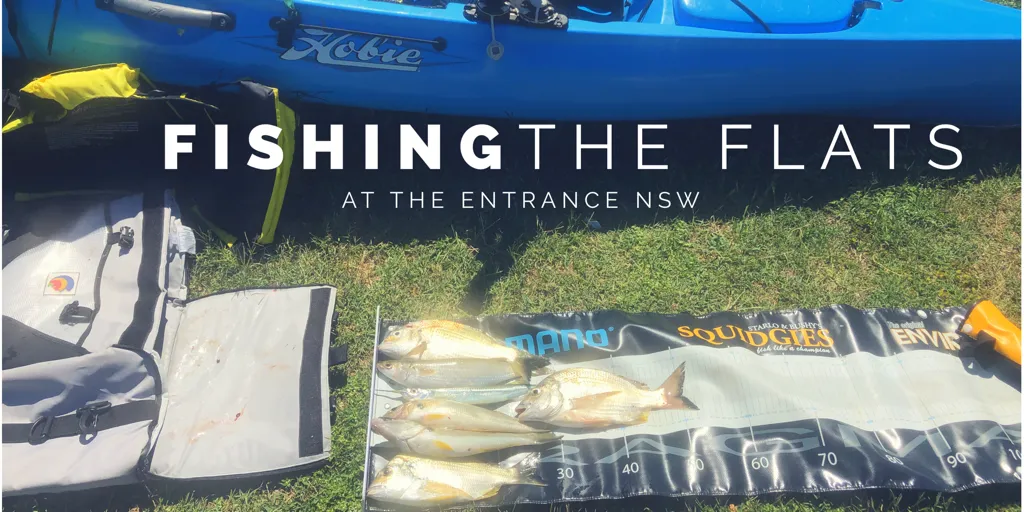 Fishing the flats at The Entrance, NSW