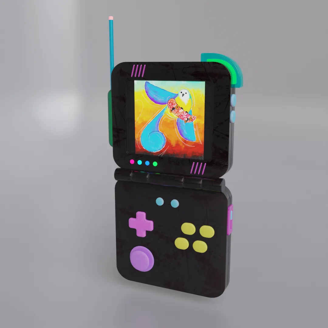 My first handheld console was actually black!