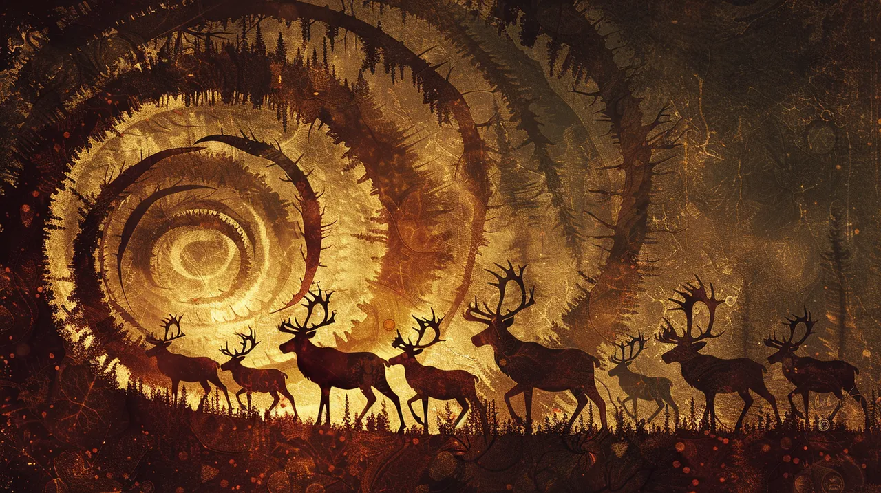 jarvie_A_digital_art_piece_illustrating_caribou_migration_beg_28e1d485-29d2-4b42-9360-2c01e7634c77_1.png