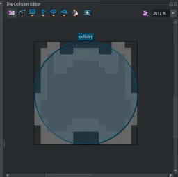 Collision shape for player.