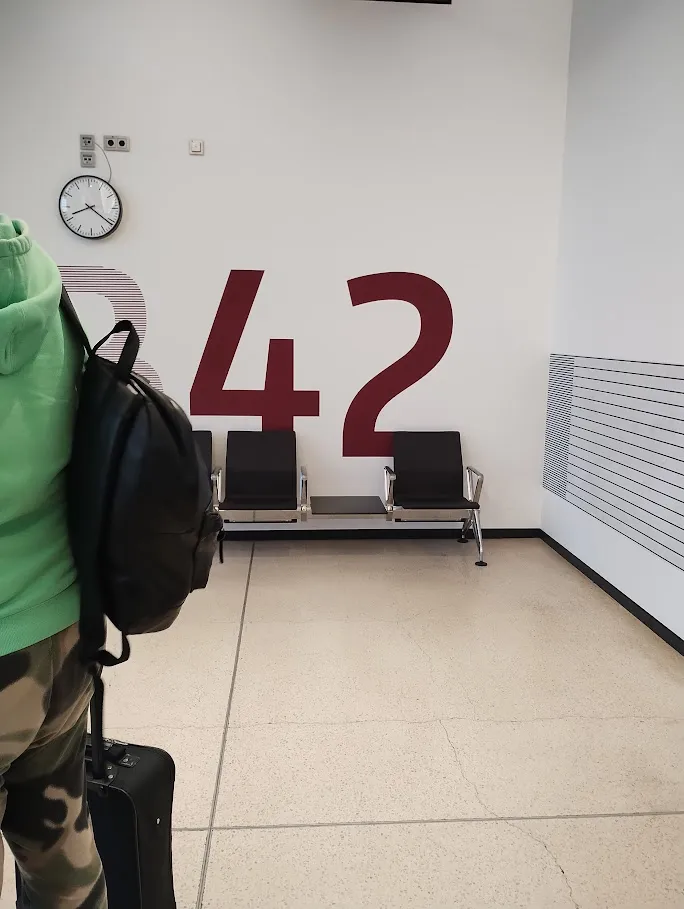 The Answer at the airport