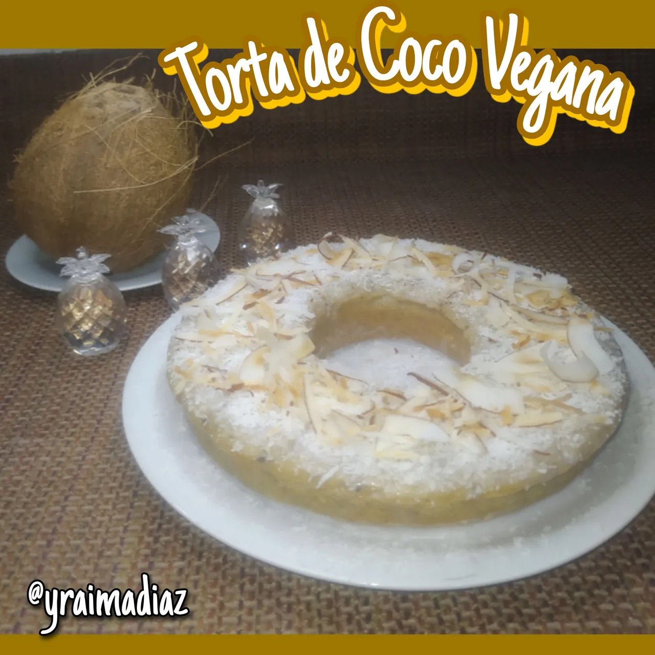 Torta de Coco Vegana // Vegan Coconut Cake