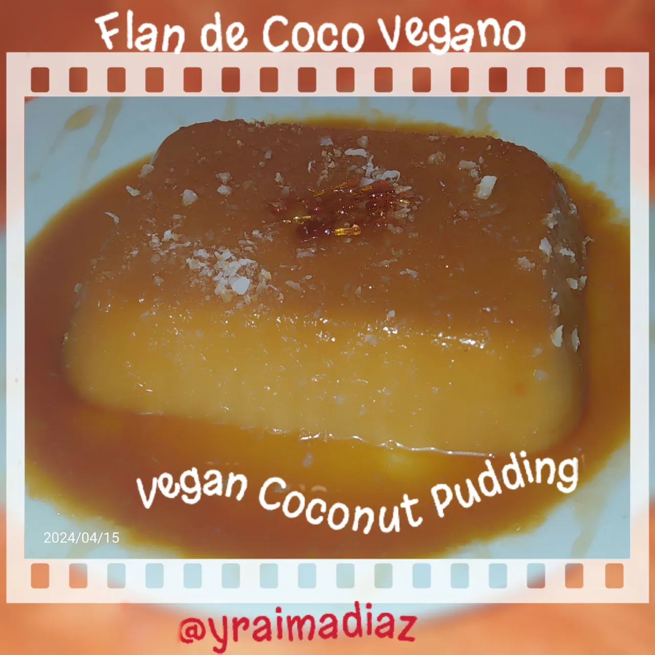 🍮 Vegan coconut pudding [ESP][ENG]