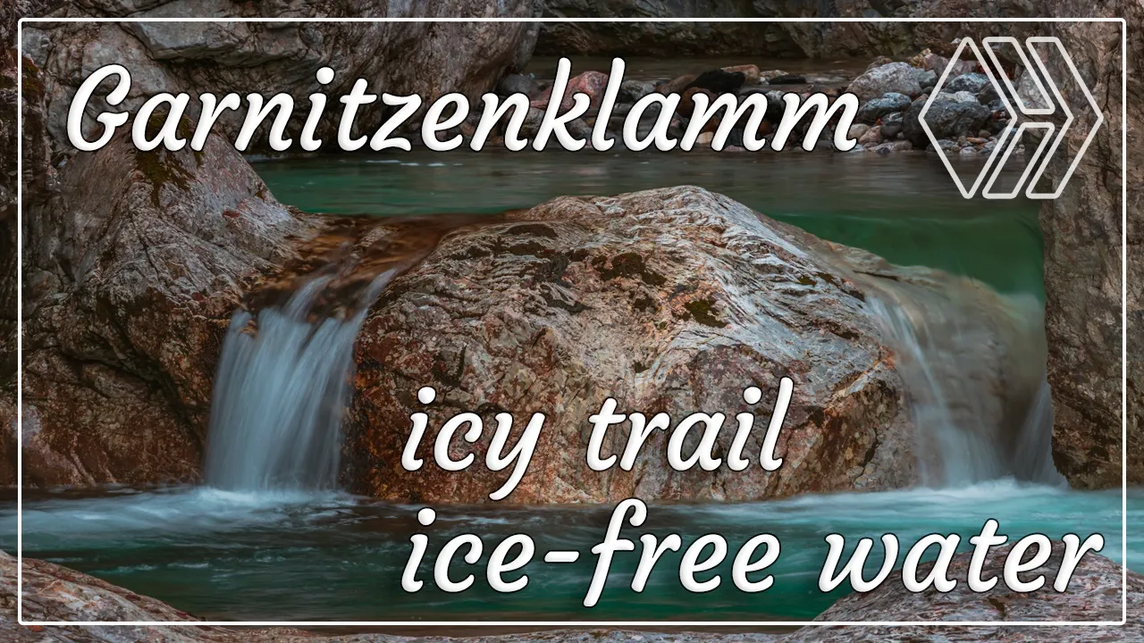 Garnitzenklamm - icy trail and ice-free water - Johann Piber