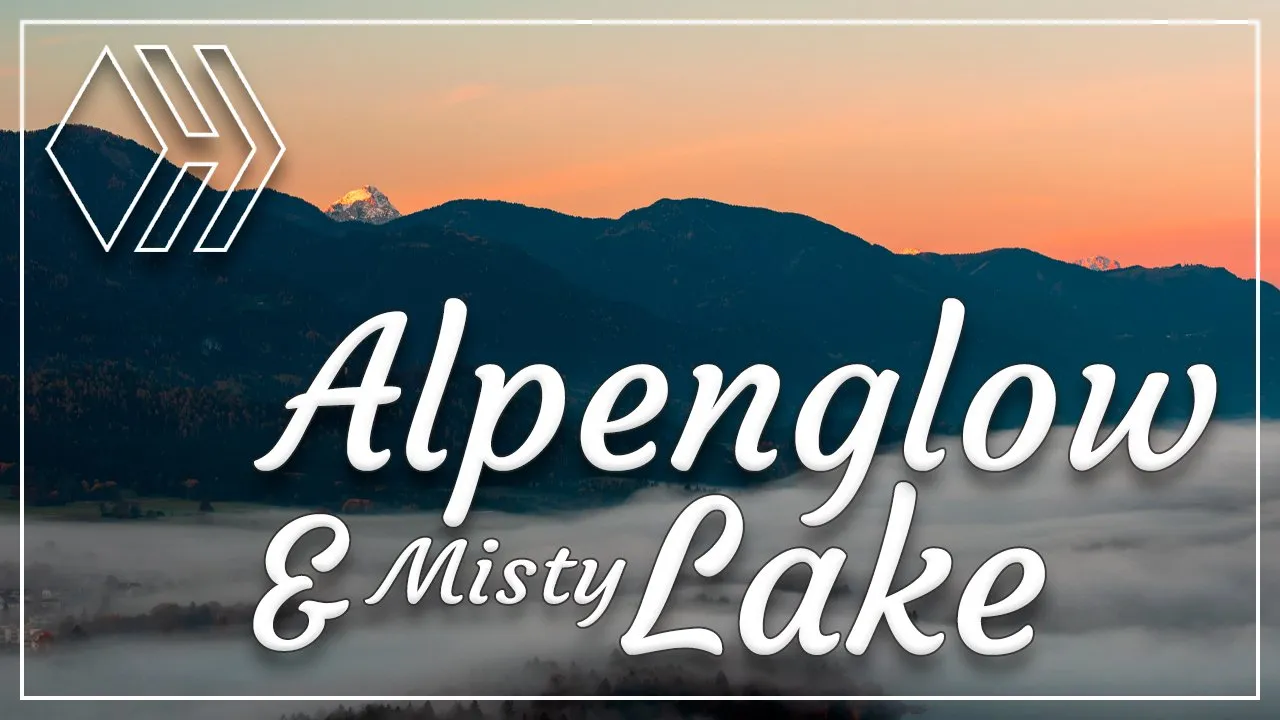 Misty Lake and Alpenglow