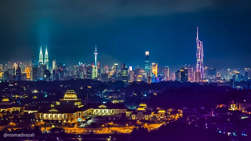 National Palace with KLCC, KL Tower, The Exchange 106 & Menara 118 in the background
