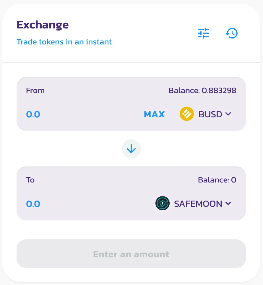 Buying Safemoon crypto on Cub Finance