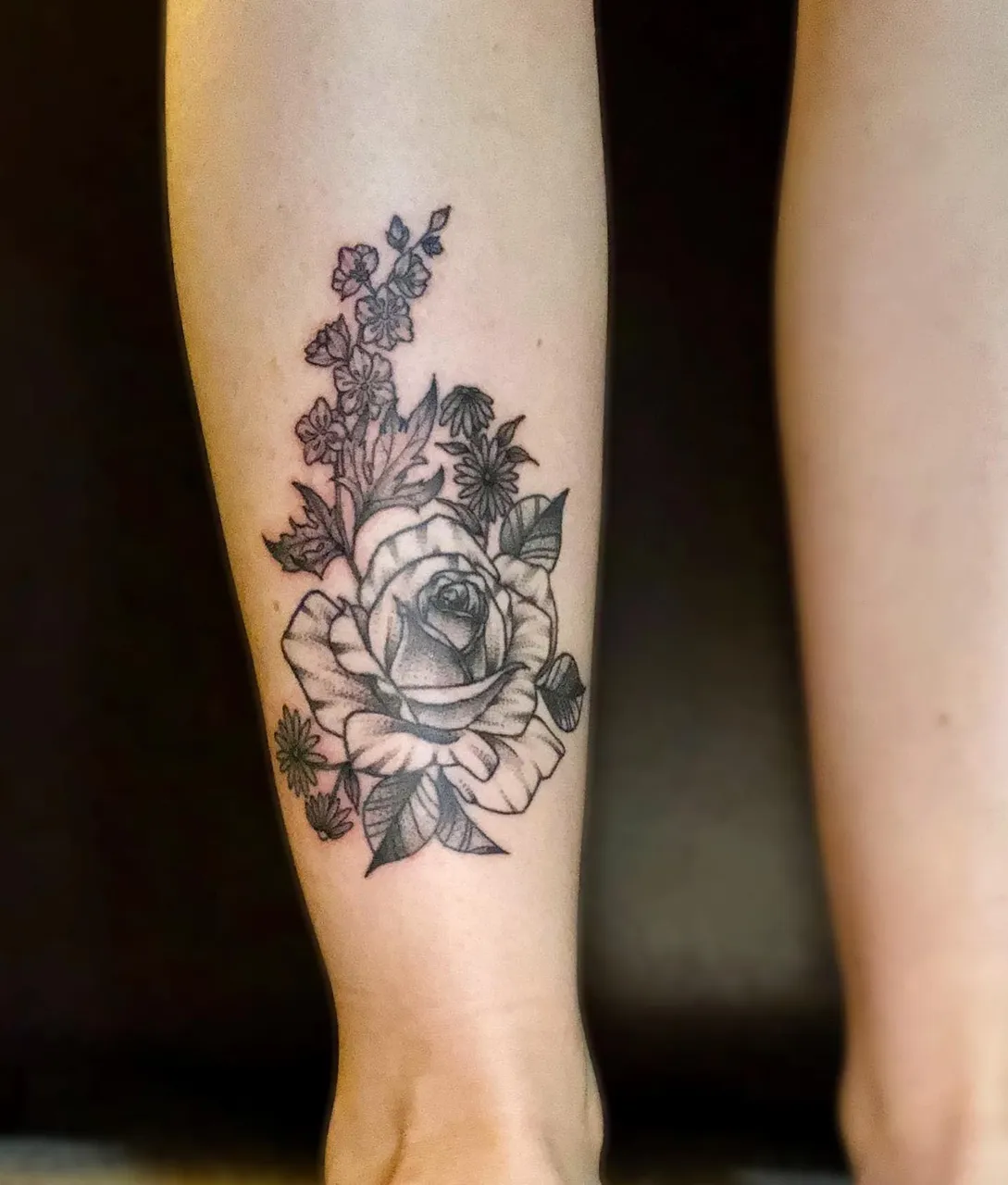 Larkspur Ankle Tattoo -janinexriley.jpg