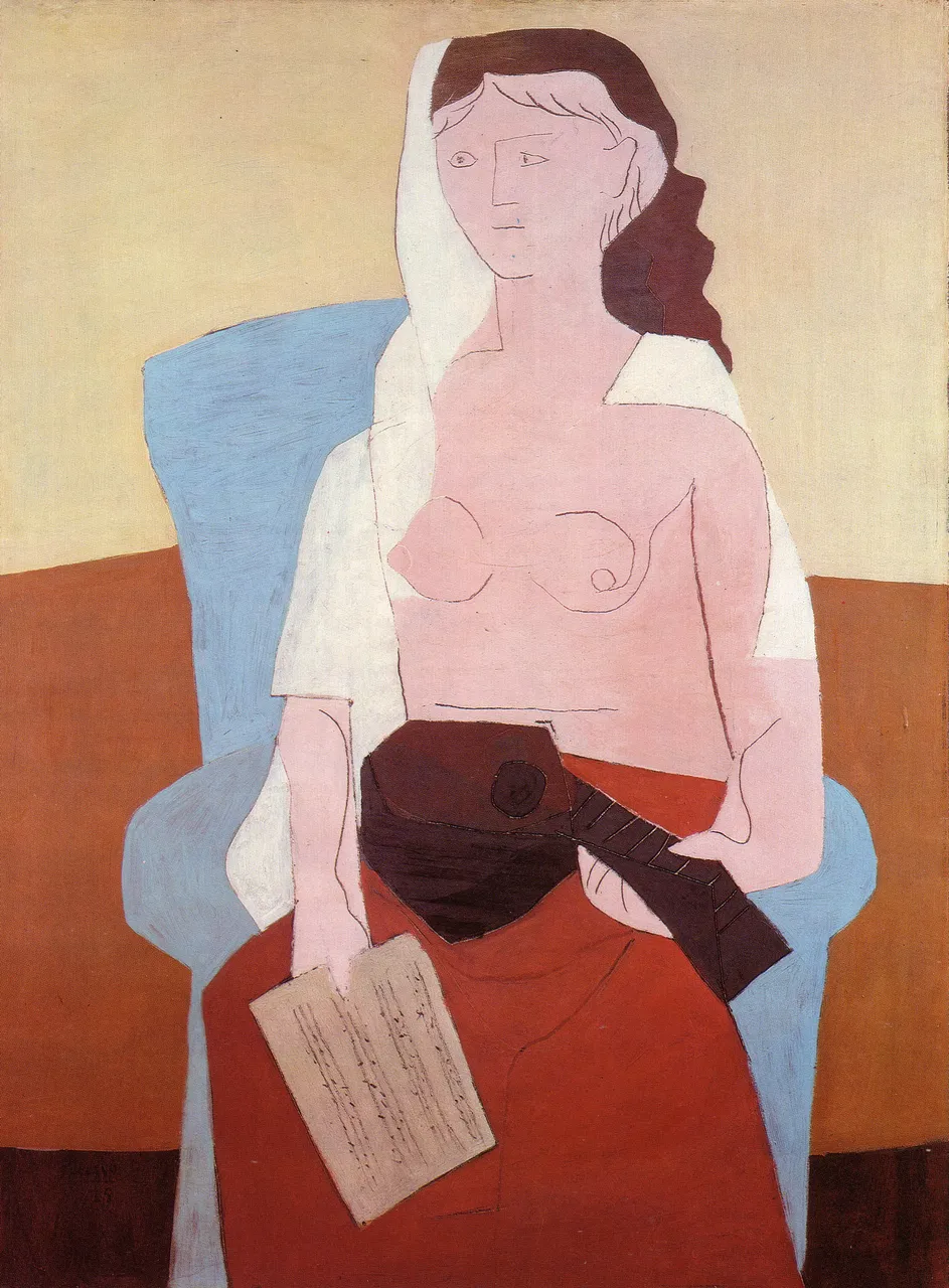 Woman with a Mandolin [1925].JPG