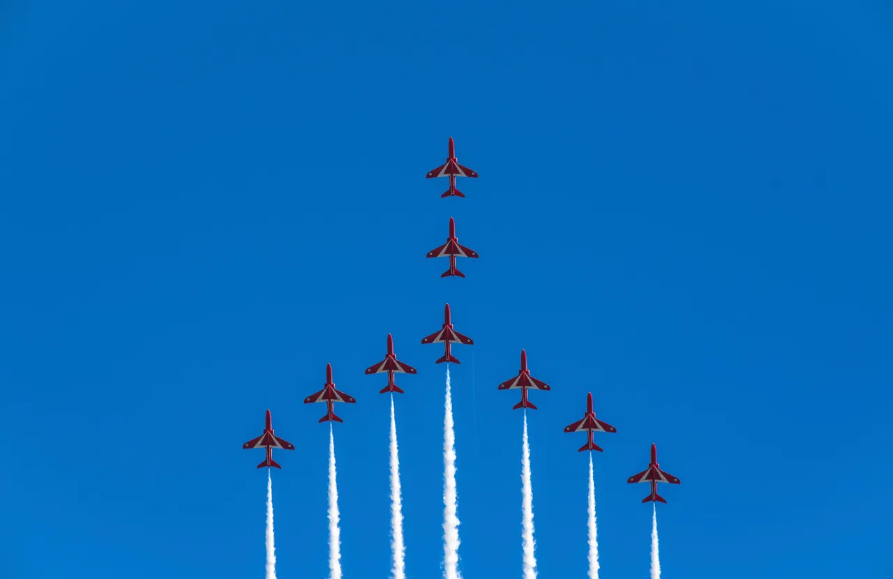 Red Arrows- by steve j huggett.jpg