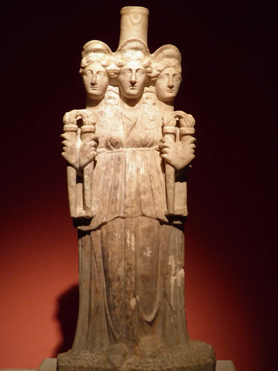 Statue of Hecate, 3rd century AD, Antalya Museum, Turkey — Carole Raddato, CC BY-SA 2.0, via Wikimedia Commons