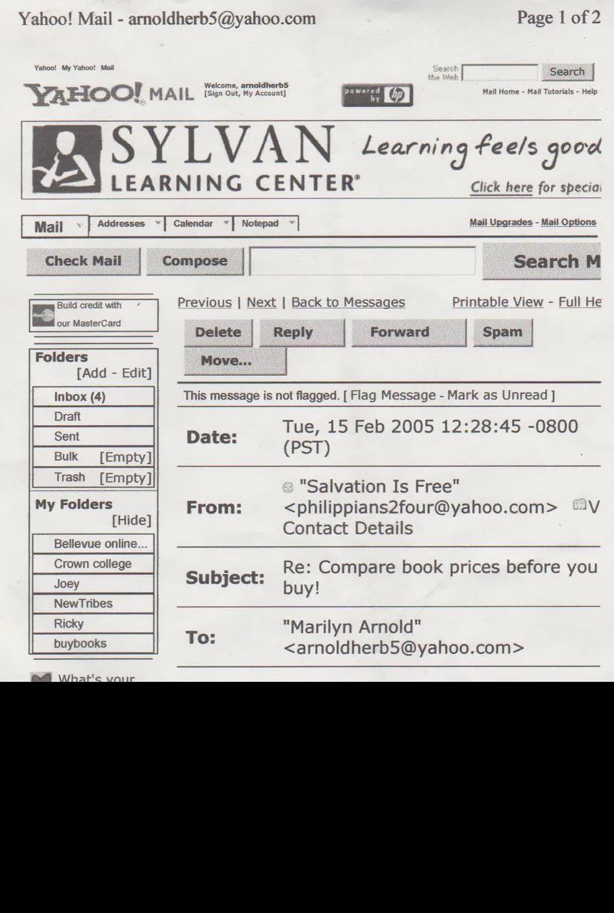 2005-02-15 - Tuesday - 12:28 PM - Joey Email to Mom regarding college books, WCC summer camp plans-1.png