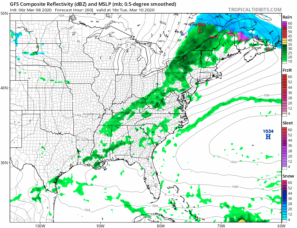 Springlike Sunday Monday Showers Tuesday Minor Weather Systems This Week