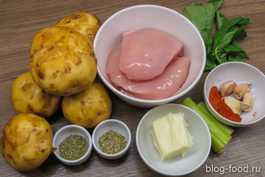 Chicken stuffed with cheese and Basil