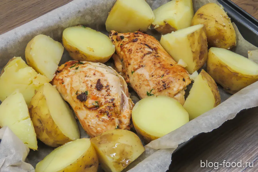 Chicken stuffed with cheese and Basil