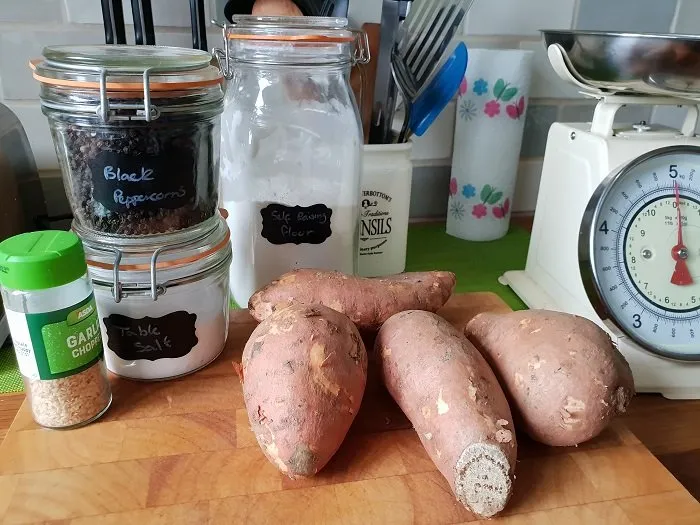 sweet potato flatbread ingredients