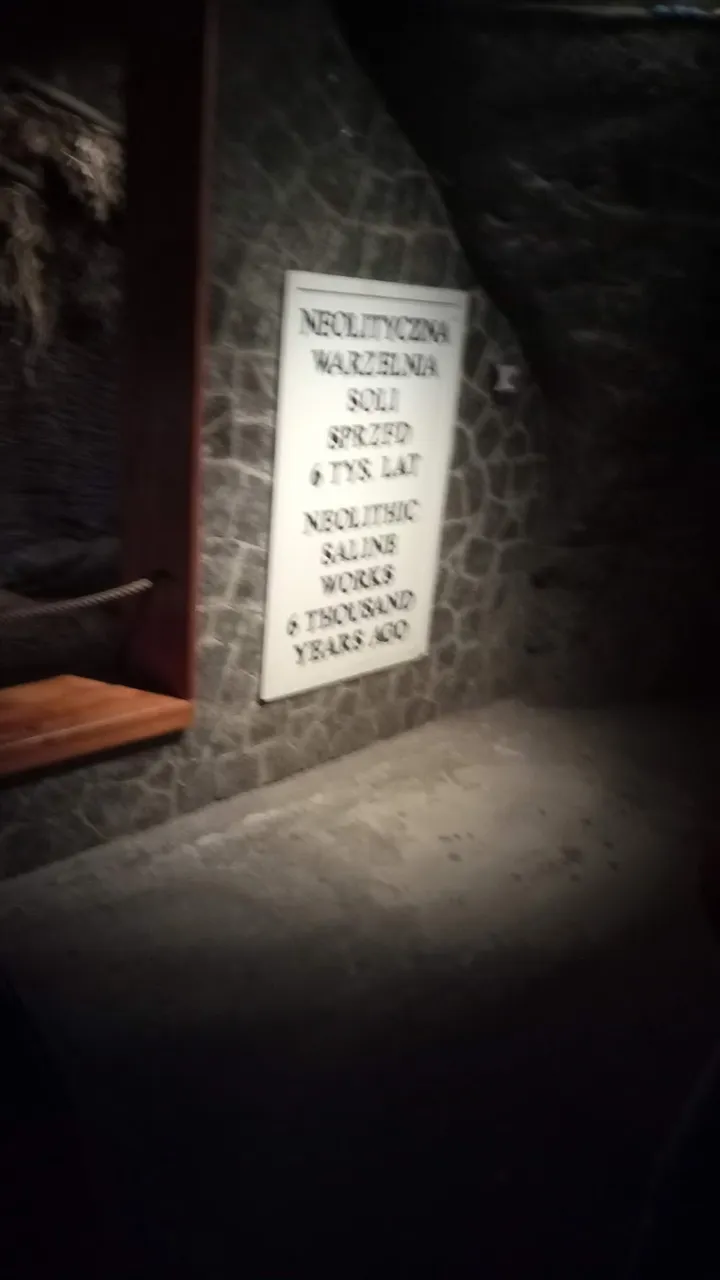 Fuzzy pic, but it says ”Neolithic saline works 6 thousand years ago”