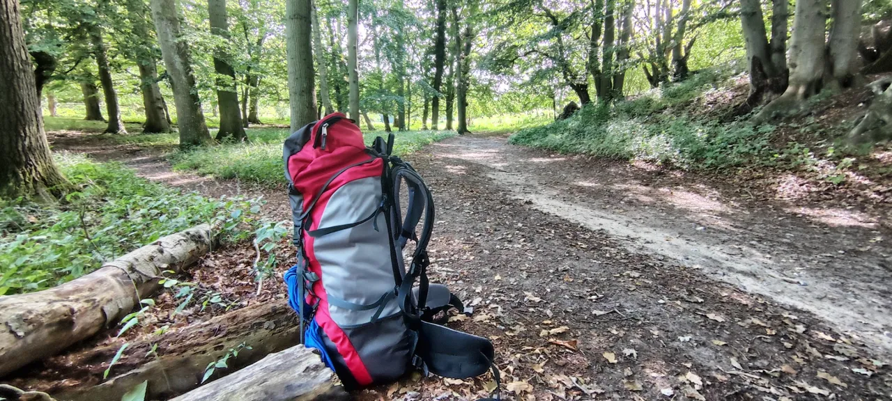 After 20 kilometers the bag has the double weight