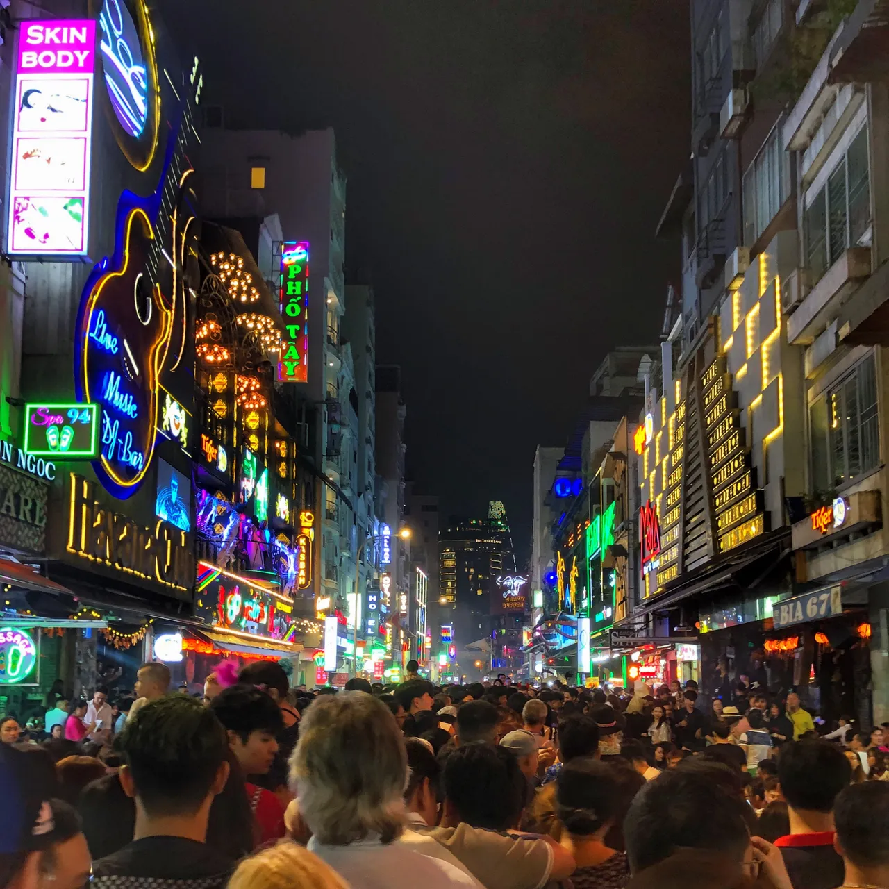 Bui Vien Street in Ho Chi Minh City, Vietnam