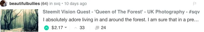 Steemit Vision Quest - 'Queen of The Forest' - UK Photography - #sqv