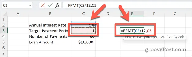 use-PPMT-excel-per