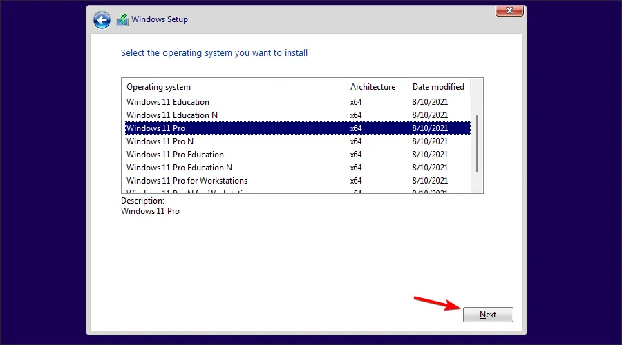 select-w11-version